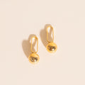 Ball Drop Chunky Huggie Hoop Charms 5