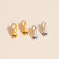 Ball Drop Chunky Huggie Hoop Charms 9