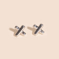 X Stud Earrings 5