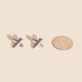 X Stud Earrings 9