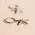 Starfish Huggie Hoop Charms 6