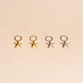 Starfish Huggie Hoop Charms 9