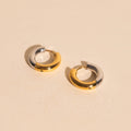 Chunky Rounded Huggie Hoop Earrings 7