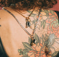 Black Stone Necklace Charm 3