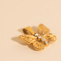Butterfly Crystal Necklace Charm 4