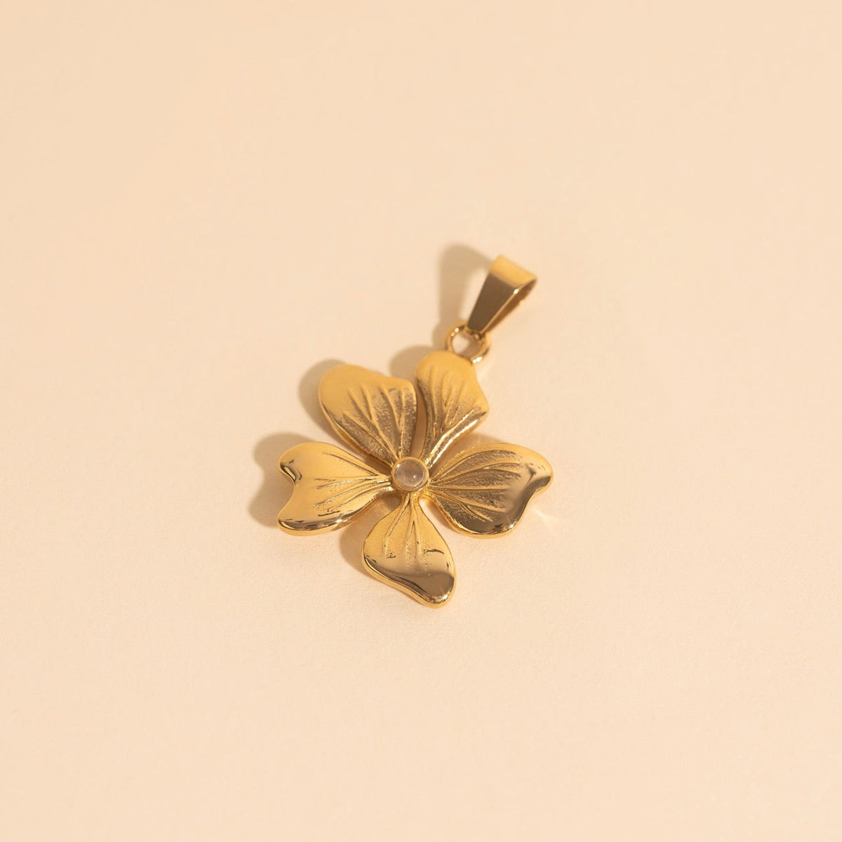 Large Flower Necklace Charm