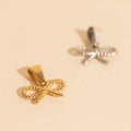 Rope Bow Necklace Charm 6