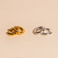 Chunky Rounded Huggie Hoop Earrings 10
