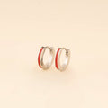 Color Huggie Hoop Earrings 2