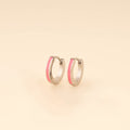 Color Huggie Hoop Earrings 4