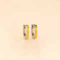 Color Huggie Hoop Earrings 8