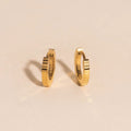 Textured Huggie Hoop Earrings 2