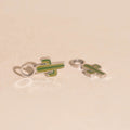 Cactus Huggie Hoop Charms 5