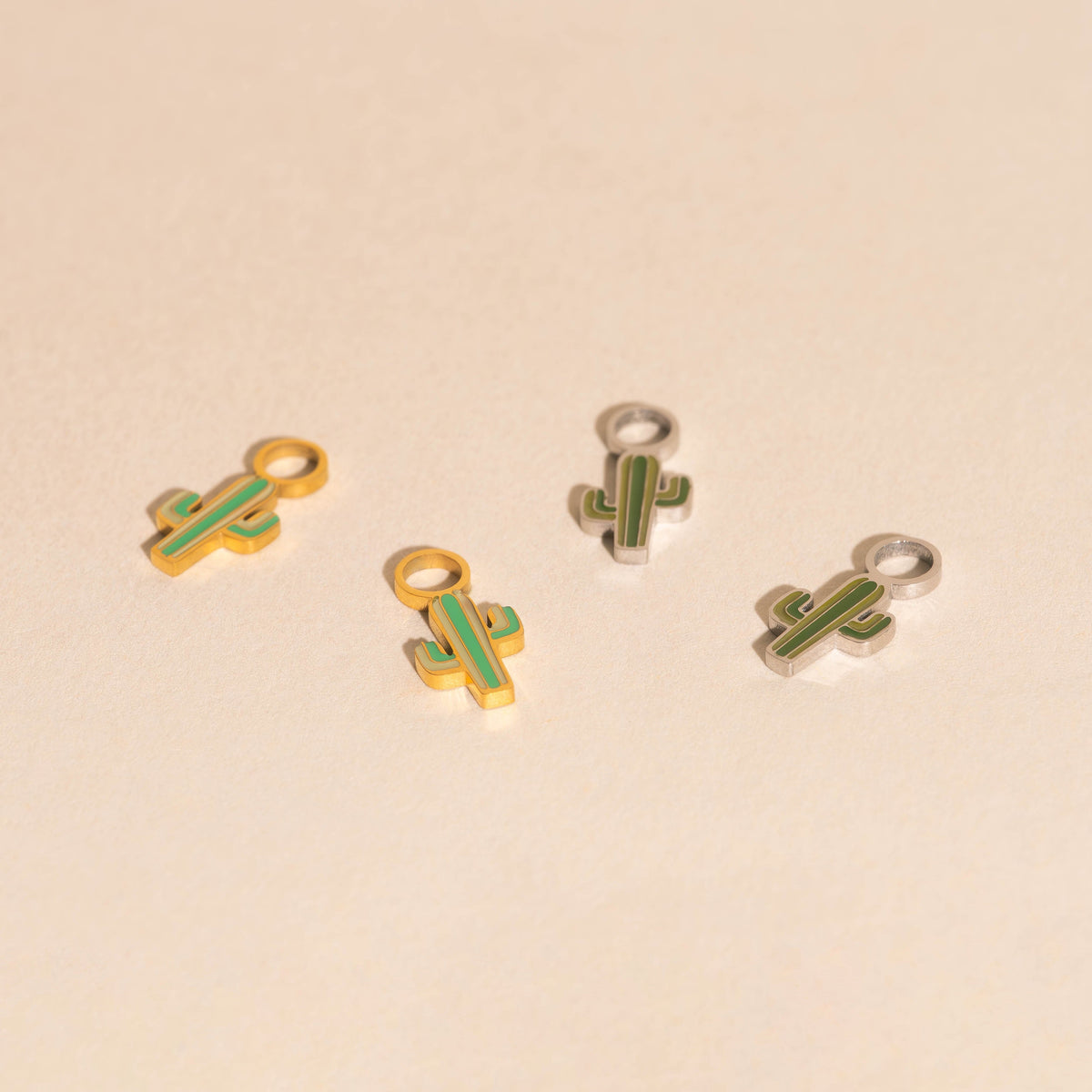 Cactus Huggie Hoop Charms