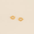 Sunburst Huggie Hoop Charms 5