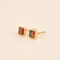 July Birthstone Stud Earrings 1