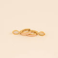October Birthstone Huggie Hoop Charms 2
