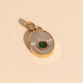 May Birthstone Necklace Charm 3