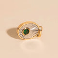 May Birthstone Necklace Charm 2