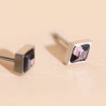 February Birthstone Stud Earrings 3
