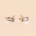 April Birthstone Stud Earrings 5