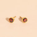 January Birthstone Stud Earrings 1