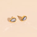 June Birthstone Stud Earrings - Image 1