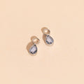 June Birthstone Huggie Hoop Charms 3