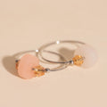Blush Trio Huggie Hoop Charms 6