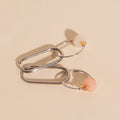 Blush Trio Huggie Hoop Charms 7