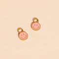 Smiley Huggie Hoop Charms 3