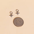 Mini Starburst Huggie Hoop Charms 10