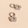 Mini Flower Huggie Hoop Charms 3