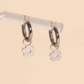 Mini Flower Huggie Hoop Charms 8