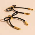 Bowtie Chunky Huggie Hoop Charms 8