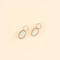 Opal Huggie Hoop Charms 2