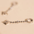Dangle Starburst Huggie Hoop Charms 4