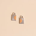 Split Sunburst Huggie Hoop Charms 5