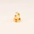 Flower Chunky Huggie Hoop Earrings 2