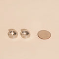 O.G. Smooth Chunky Huggie Hoop Earrings 8