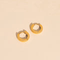 Smooth Tiny Huggie Hoop Earrings 5