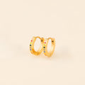 Dot Huggie Hoop Earrings 1