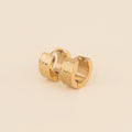 Paisley Super Chunky Huggie Hoop Earrings 1