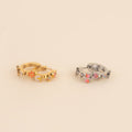 Spring 3D Huggie Hoop Earrings 4