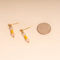 Spring Bead Drop Stud Earrings 3