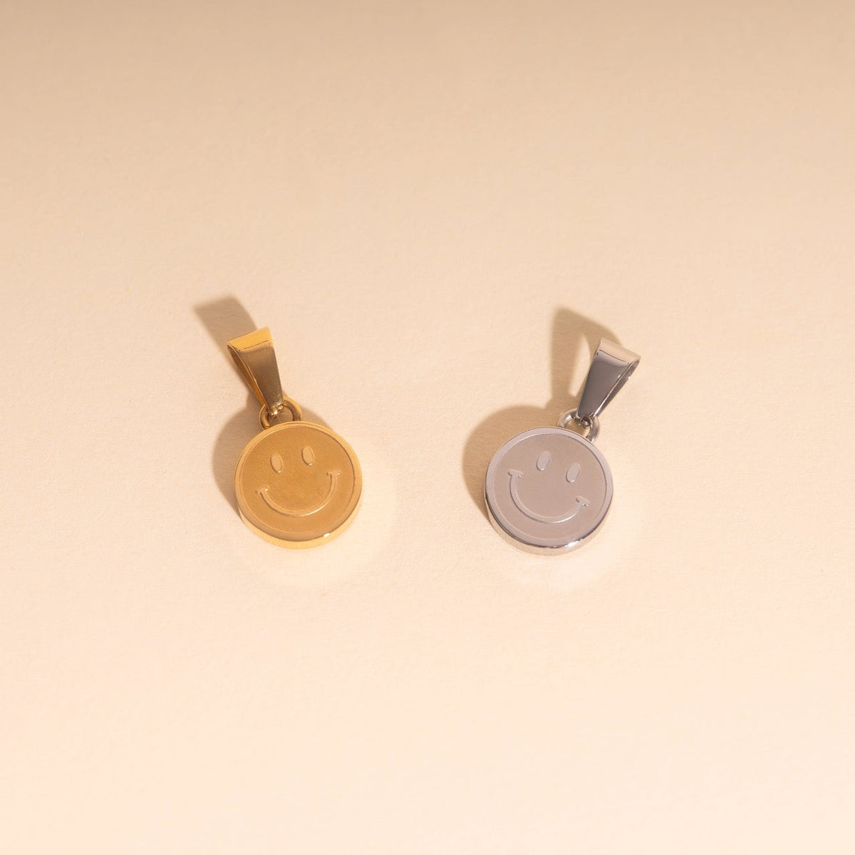 Smiley Face Necklace Charm
