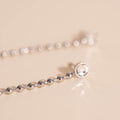 Crystal Bead Chain Stud Earrings 4