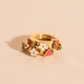 Berry Sweet 3D Huggie Hoop Earrings 2