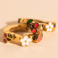Berry Sweet 3D Huggie Hoop Earrings 3