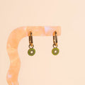 Mini Kiwi Huggie Hoop Charms 3